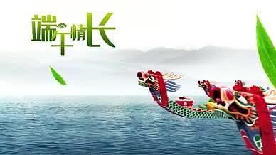 赛龙舟中国风水墨端午节AE模板视频的预览图